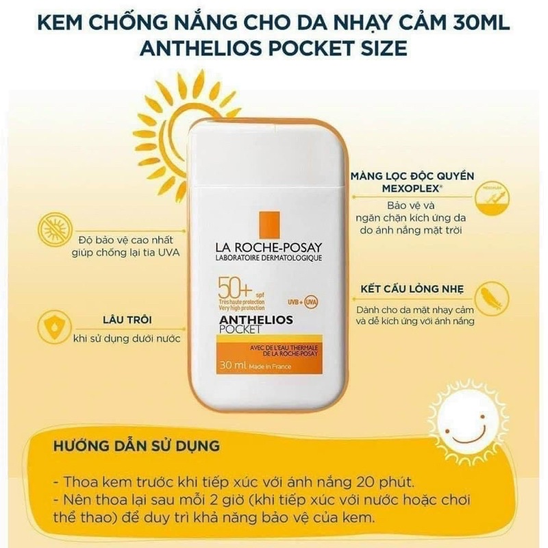 Kem Chống Nắng La Roche-Posay Anthelios Shaka Fluide SPF 50+ 50ml