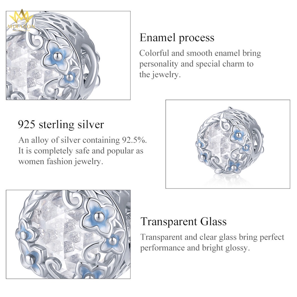 MIRASON - Charm Bạc 925 Cao Cấp - MCH011