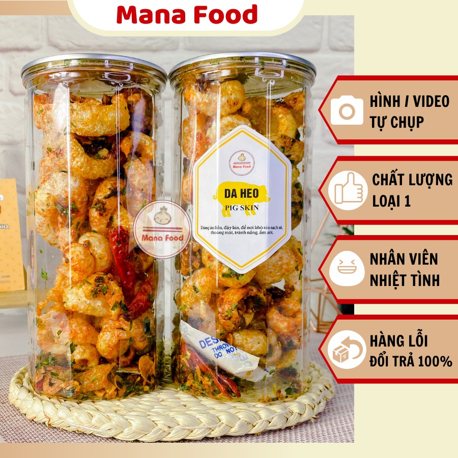150G Da Heo Mắm Hành Mana Food, da heo rong biển, da heo tóp mỡ | Thật Giòn - Thật Béo - Thơm Ngon Đậm Vị | BigBuy360 - bigbuy360.vn