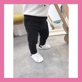 Sale! Quần trẻ em quần nỉ lót lông dáng jean cho bé trai bé gái 5-19kg