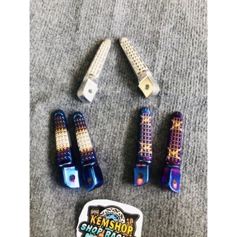 Để chân sau titan 7 màu lắp các loại xe cực đẹp