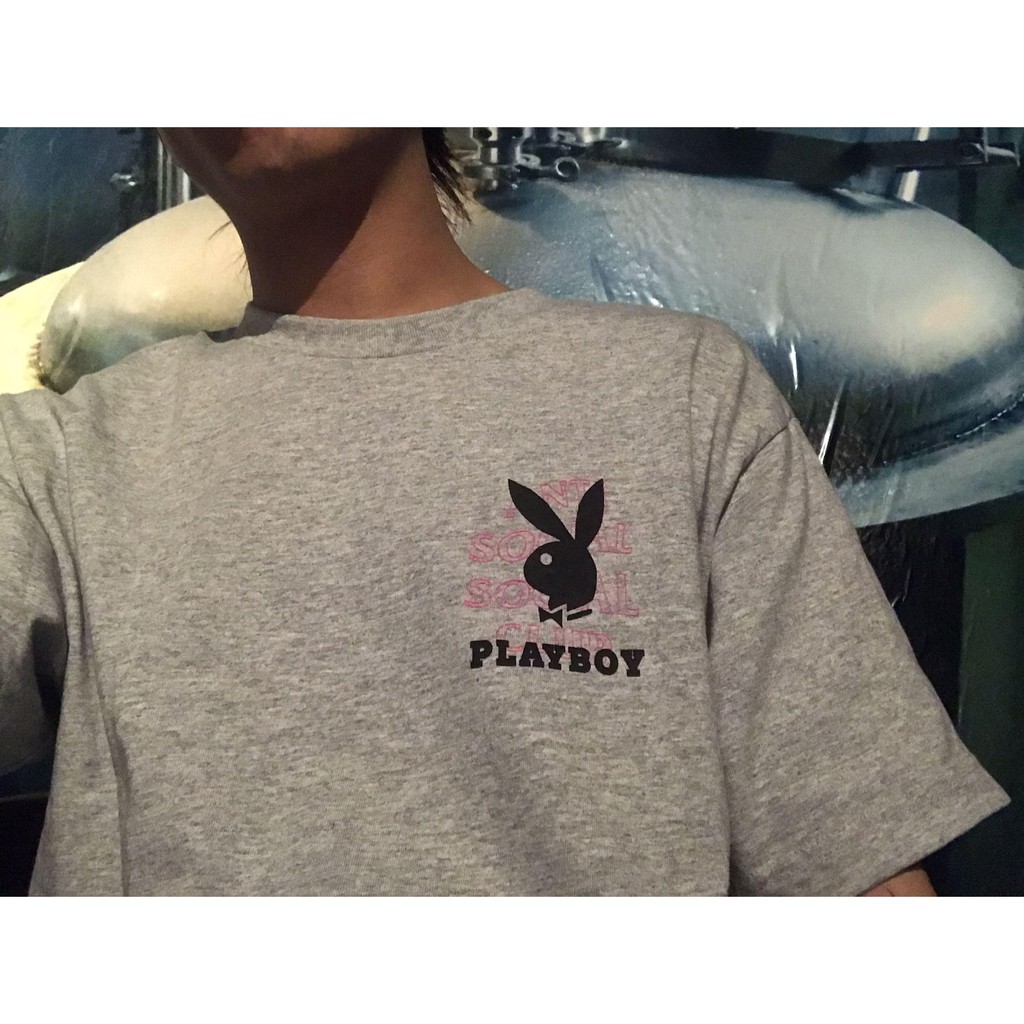[Order] Áo Anti Social Social Club x PlayBoy Remix ( Xám / Đen )