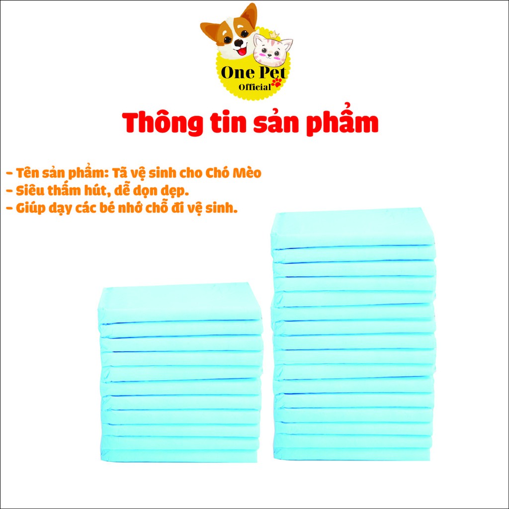 [Mã PET50K giảm Giảm 10% - Tối đa 50K đơn từ 250K] Tã lót cho Chó, lót vệ sinh cho Chó siêu thấm hút - One Pet Shop