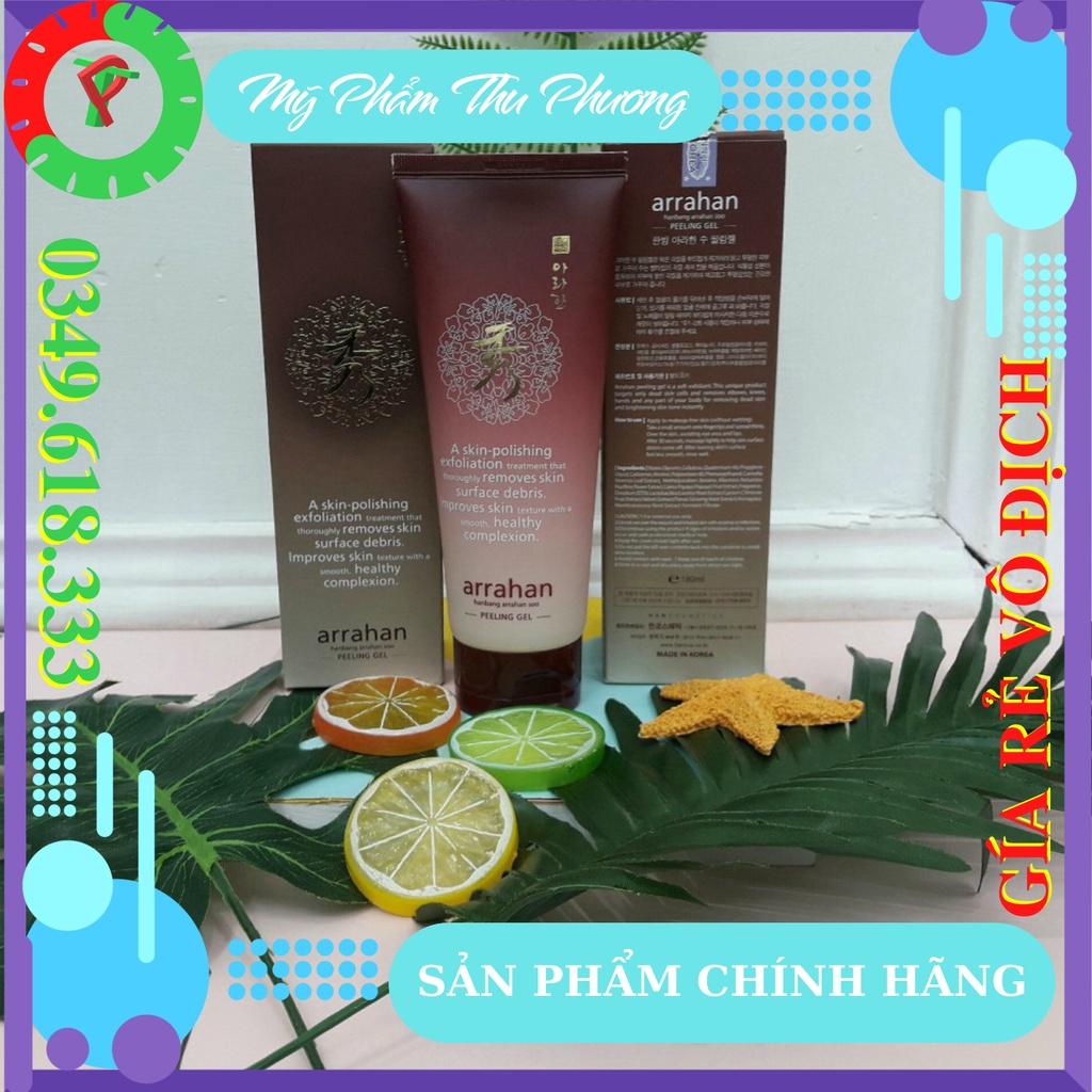 Kem Tẩy da chết MỸ PHẨM chăm sóc da Hàn Quốc Chính Hãng thảo mộc dược Đông Y vị La Hán Arrahan Hanbang Soo Peeling Gel | BigBuy360 - bigbuy360.vn