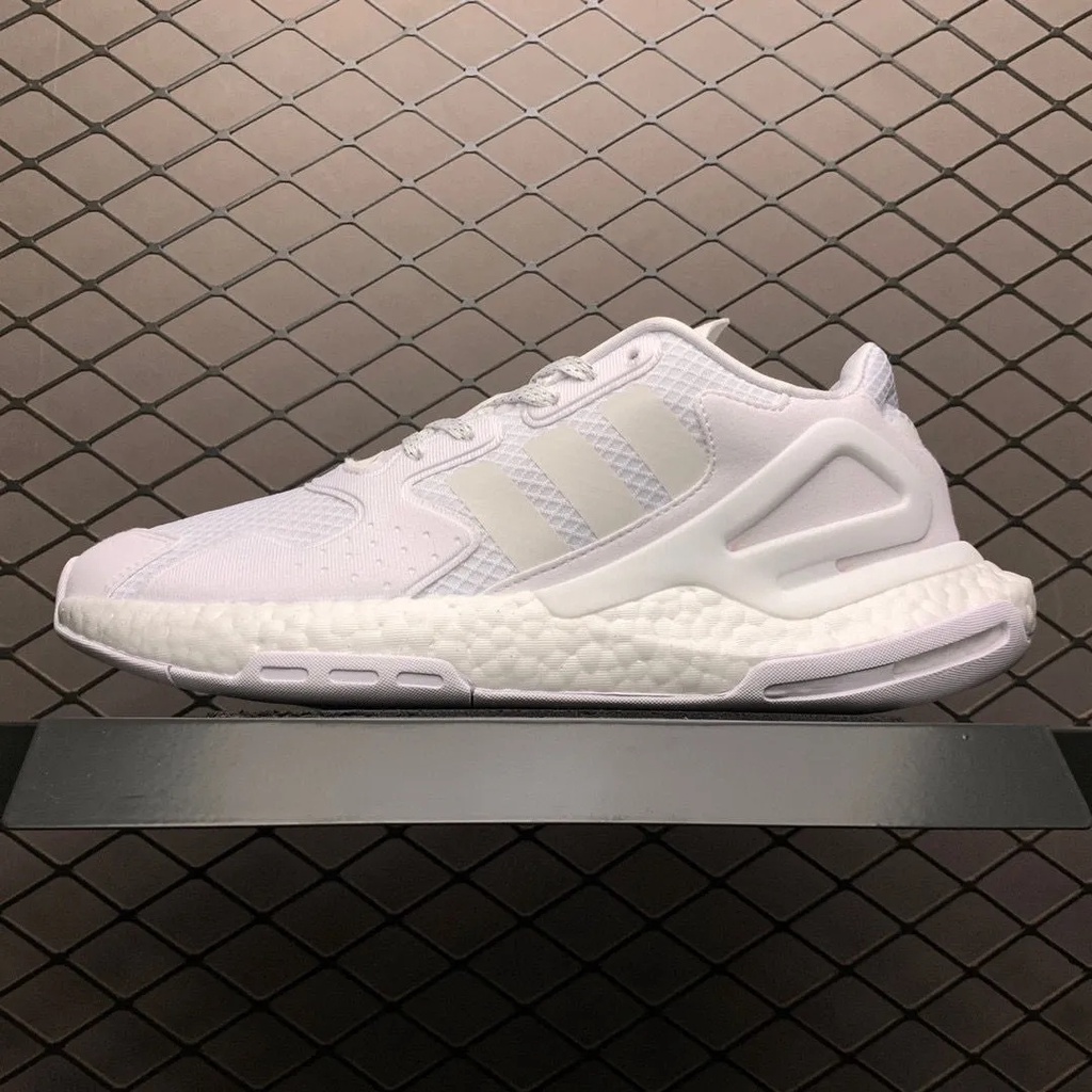 Hàng Có Sẵn Giày Thể Thao Chạy Bộ Co Giãn Cao Cổ Điển 14 Màu Addas 2020 Day Jogger Boost "Trắng/Mint/Cam"