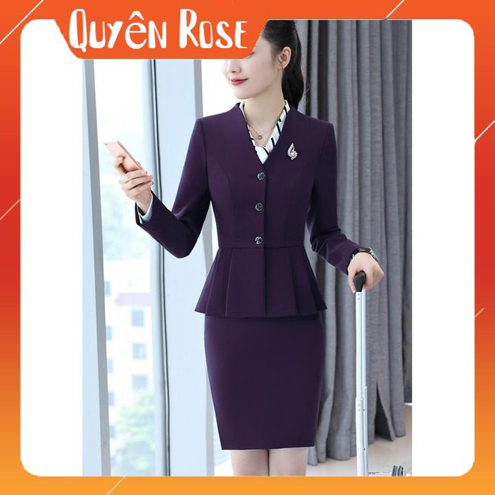 🔥Bộ vest nữ thời trang công sở[Nhận may theo số đo]