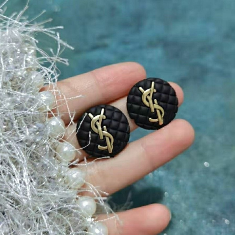 Bông tai ysl thương hiệu , hoa tai xinh