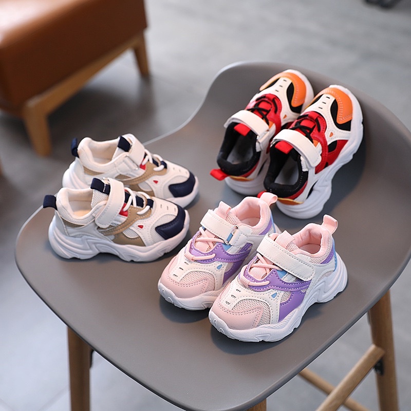 Giày thể thao pha màu siêu nhẹ cho bé size 21-30