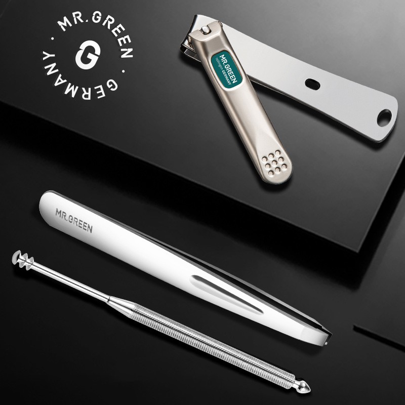 Set 3 món dụng cụ chăm sóc móng tay MR.GREEN bằng thép không gỉ
