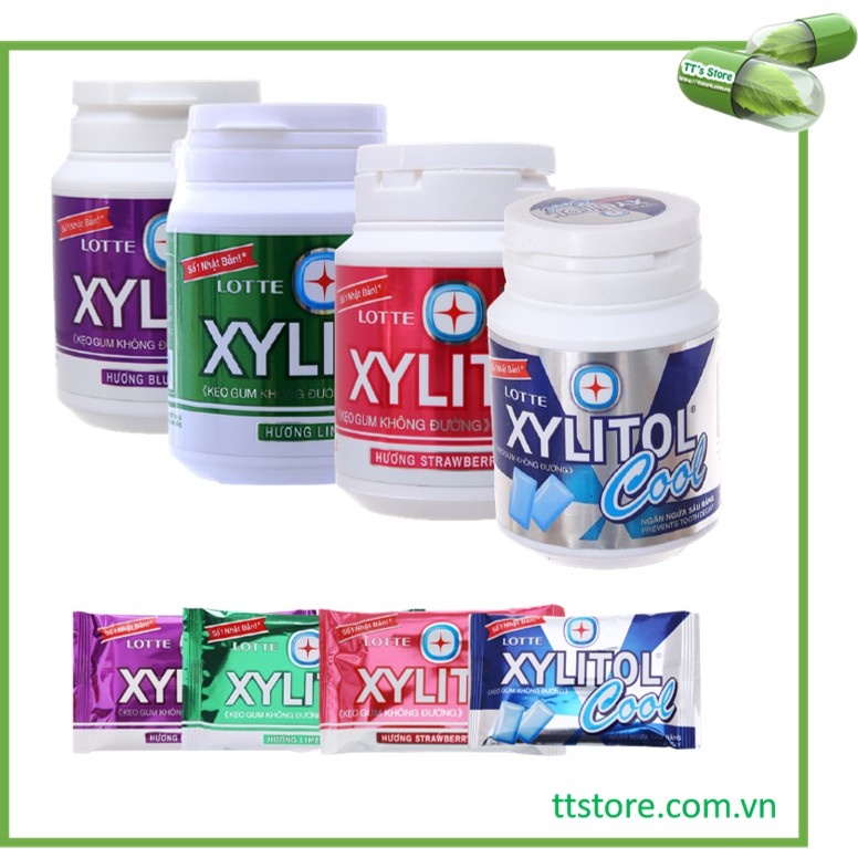 Kẹo gum không đường Lotte Xylitol [xilytol, xilitol, xylytol]