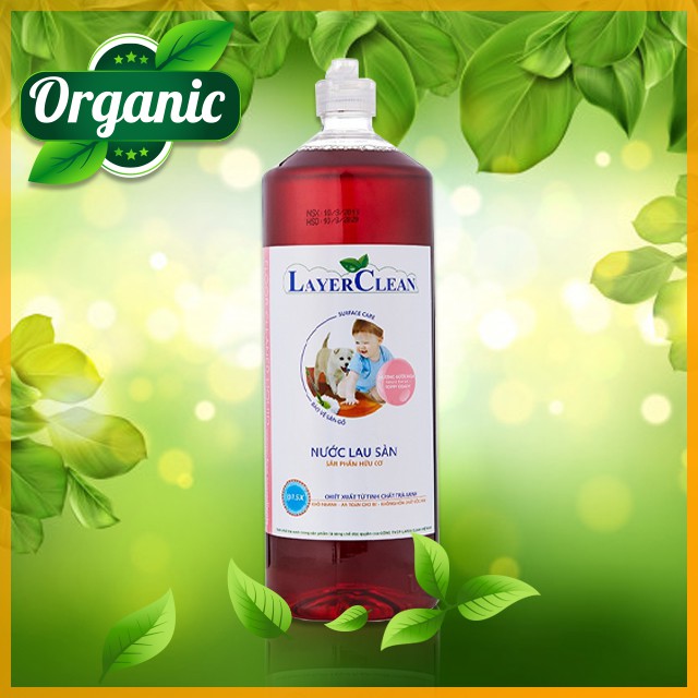 {HÀNG VIỆT NAM CHẤT LƯỢNG CAO} Nước Lau Sàn Hương Nước Hoa Poppy Coach 1,25ml Organic Layer Clean Không Chứa Hóa Chất