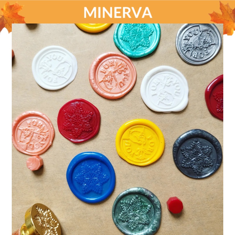 Set 10 Con dấu sáp niêm phong WAX SEAL niêm phong bì thư , quà tặng , thiệp mời