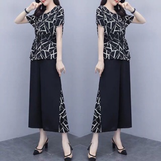 Set bộ cột eo hoạ tiết lập thể thời trang cao cấp size M L XL 2Xl
