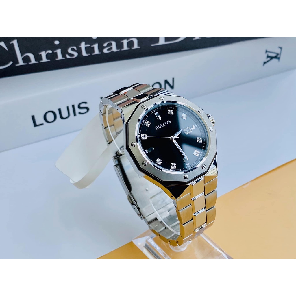 Đồng hồ nam dây thép Bulova  Marine Star 98D103