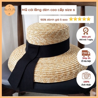 Mũ cói rộng vành lồng đèn Tiệm Cô Hìn che nắng tốt làm từ cói tự nhiên 100% ship 1h đóng thùng không lo hỏng