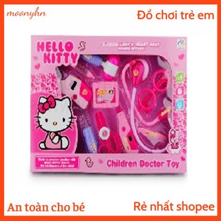 Đồ chơi bác sỹ 16 chi tiết kiểu mèo Hello Kitty đáng yêu có sử dụng pin , phát tiếng sinh động
