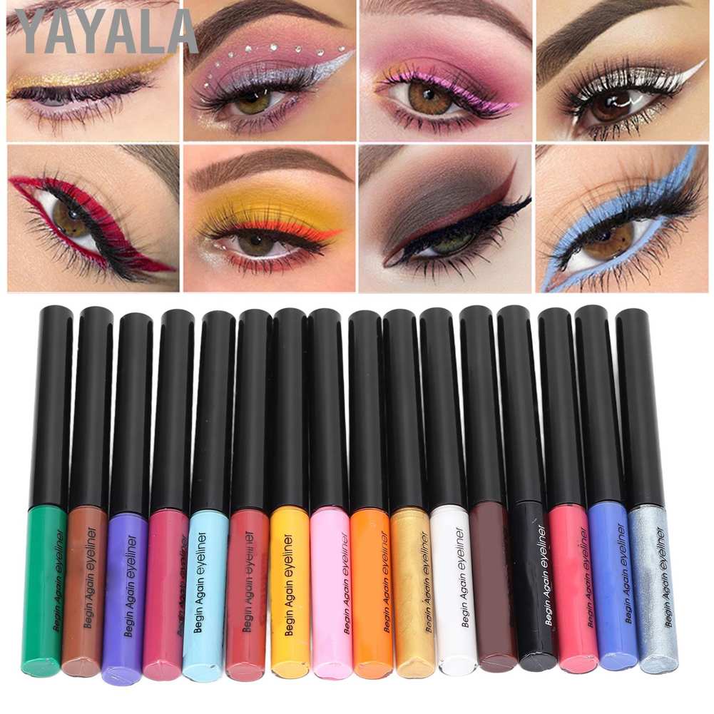 Set 16 bút kẻ mắt dạng lỏng LANGMANNI lâu trôi chống thấm/chống nhòe
 | BigBuy360 - bigbuy360.vn