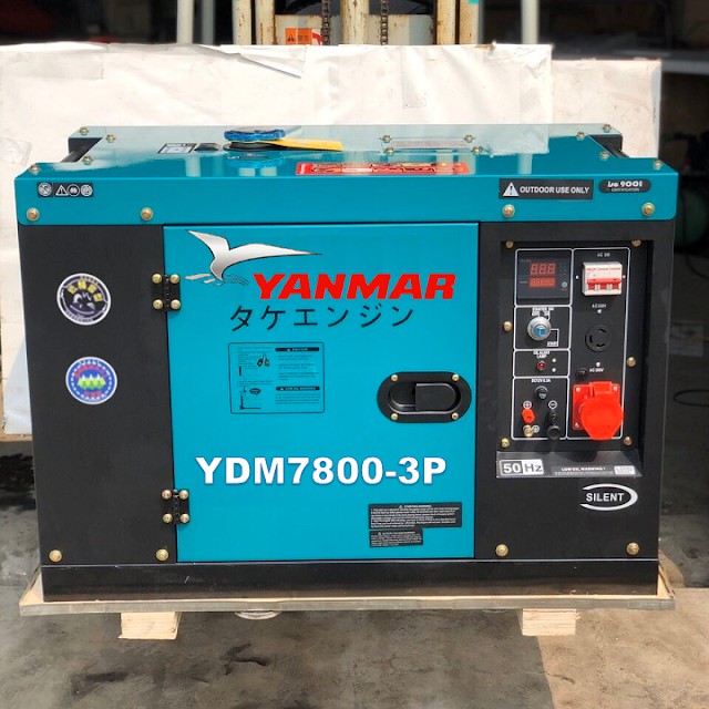 Máy phát điện Yanmar 6.0kw chạy dầu YDM7800(3Phase)