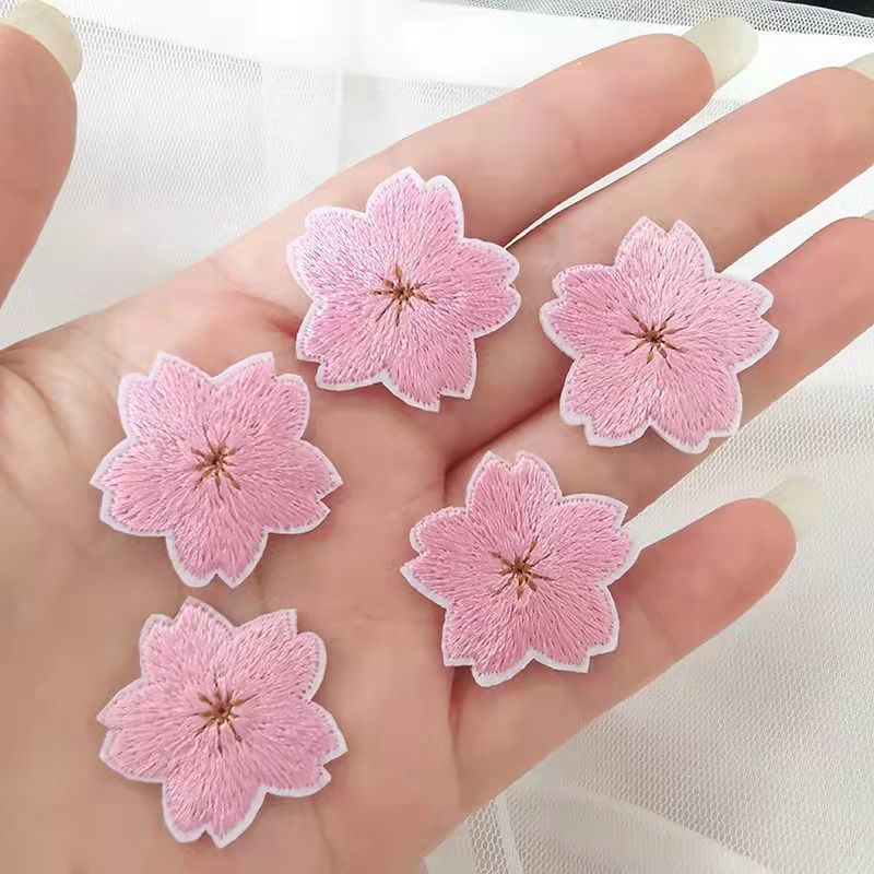 Set 10 Miếng Dán Ủi Quần Áo Hình Hoa Xinh Xắn