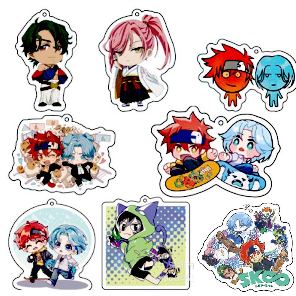 Móc chìa khóa bằng acrylic hình nhân vật anime SK8 Infinite Langa hasegawa thời trang