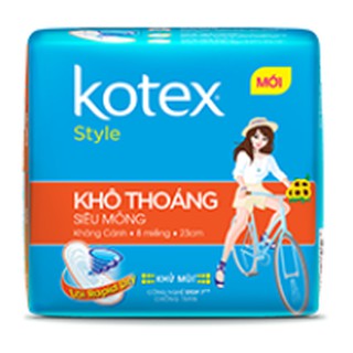 Băng vệ sinh kotex style mới khô thoáng – siêu mỏng không cánh