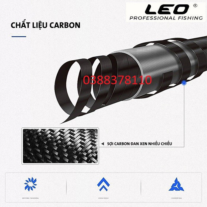 Cần Câu Lure Rút LEO FISHING, Có Cả Đứng Và Ngang