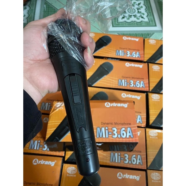 mic ariang 3.6A chính hãng - mic nhẹ hát hay