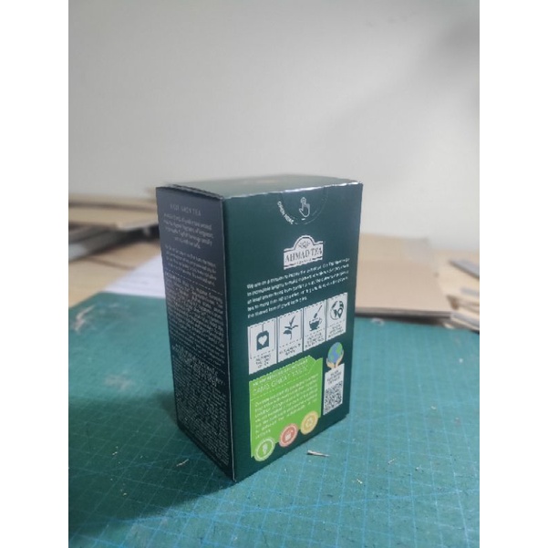 Trà đen pha ấm Bá Tước hộp giấy 100g - Ahmad Earl Grey Tea 100g