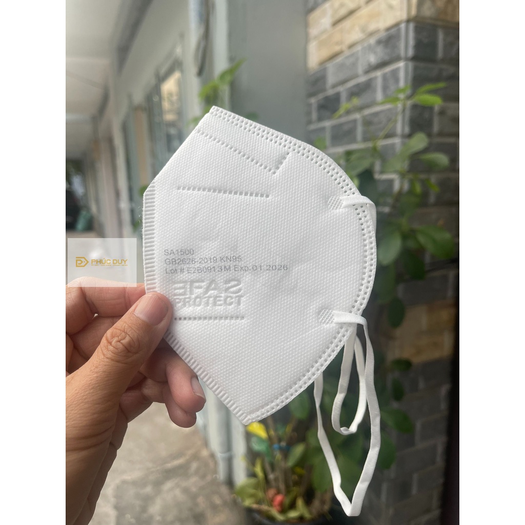 Hộp 50c Khẩu Trang EFAS SA1500 HEADLOOP  đeo gáy ngăn vi khuẩn 99%, ngăn bụi mịn PM2.5 95%