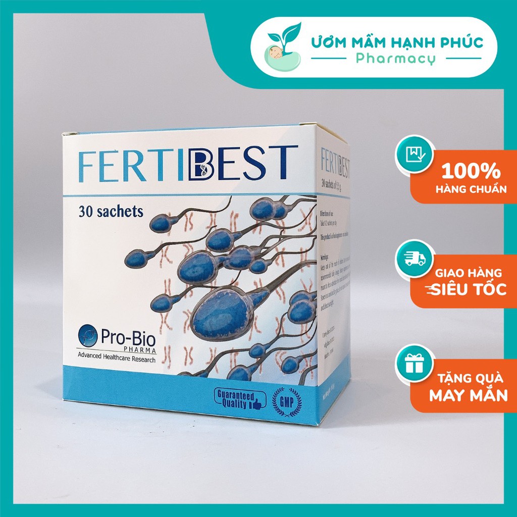 Fertibest  tăng thụ thai, tinh trùng yếu sẽ tăng chất lượng và số lượng, hỗ trợ vô sinh hiếm muộn