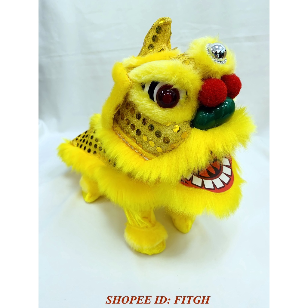 电动狮 Múa Lân Điện  Làm Thủ Công Hình Đầu Sư Tử Truyền Thống Trung Quốc Làm Quà Tặng Năm Mới 电动狮