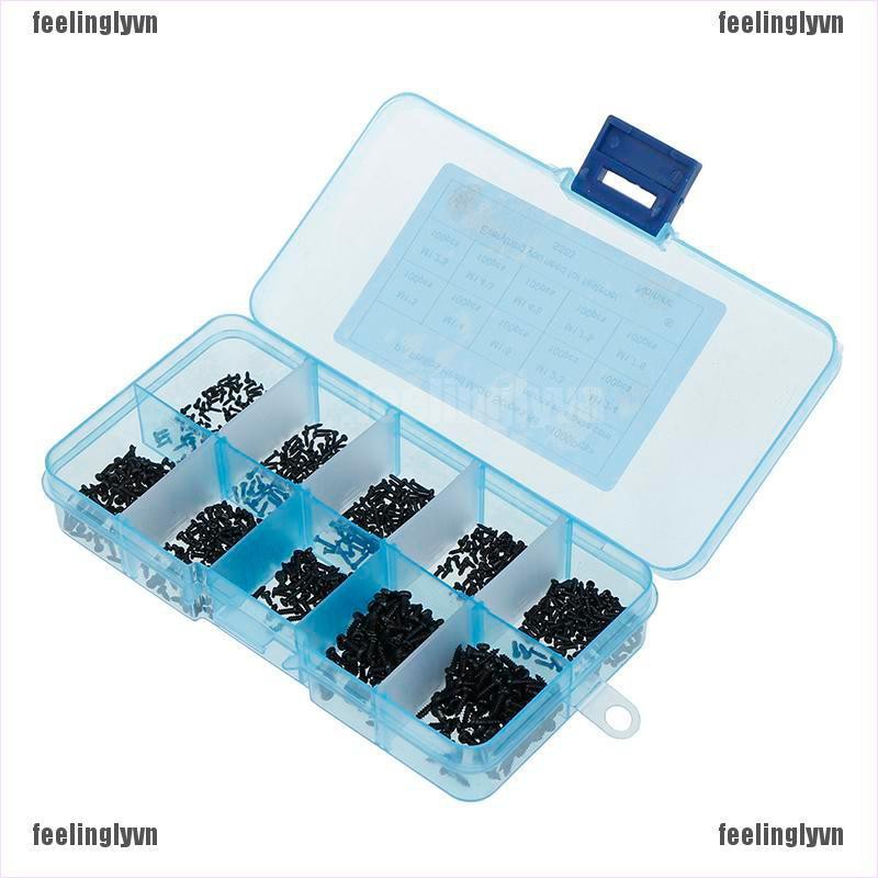 Bộ 1000 Ốc Vít Nhỏ M1 M1.2 M1.4 M1.7 YO Chất Lượng Cao
