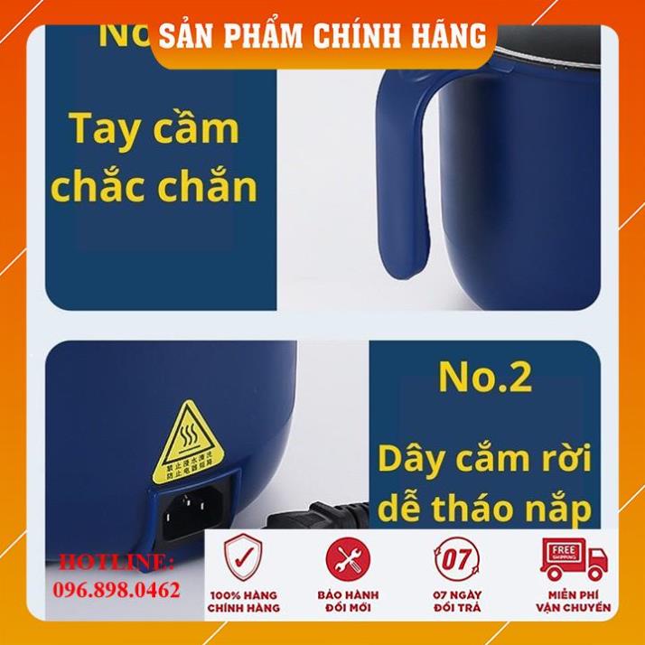 [CHÍNH HÃNG-FREESHIP] Nồi Điện Đa Năng Cao Cấp, Nồi Lẩu Điện Mini Nồi Cơm Điện Mini Đa Năng, Ca Nấu Mì Chống Dính 1.8L