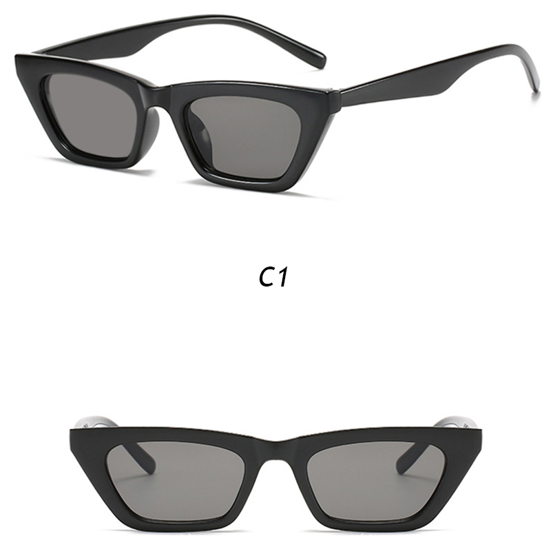 Kính Mát Mắt Mèo Nhỏ Phong Cách Retro Cho Nữ