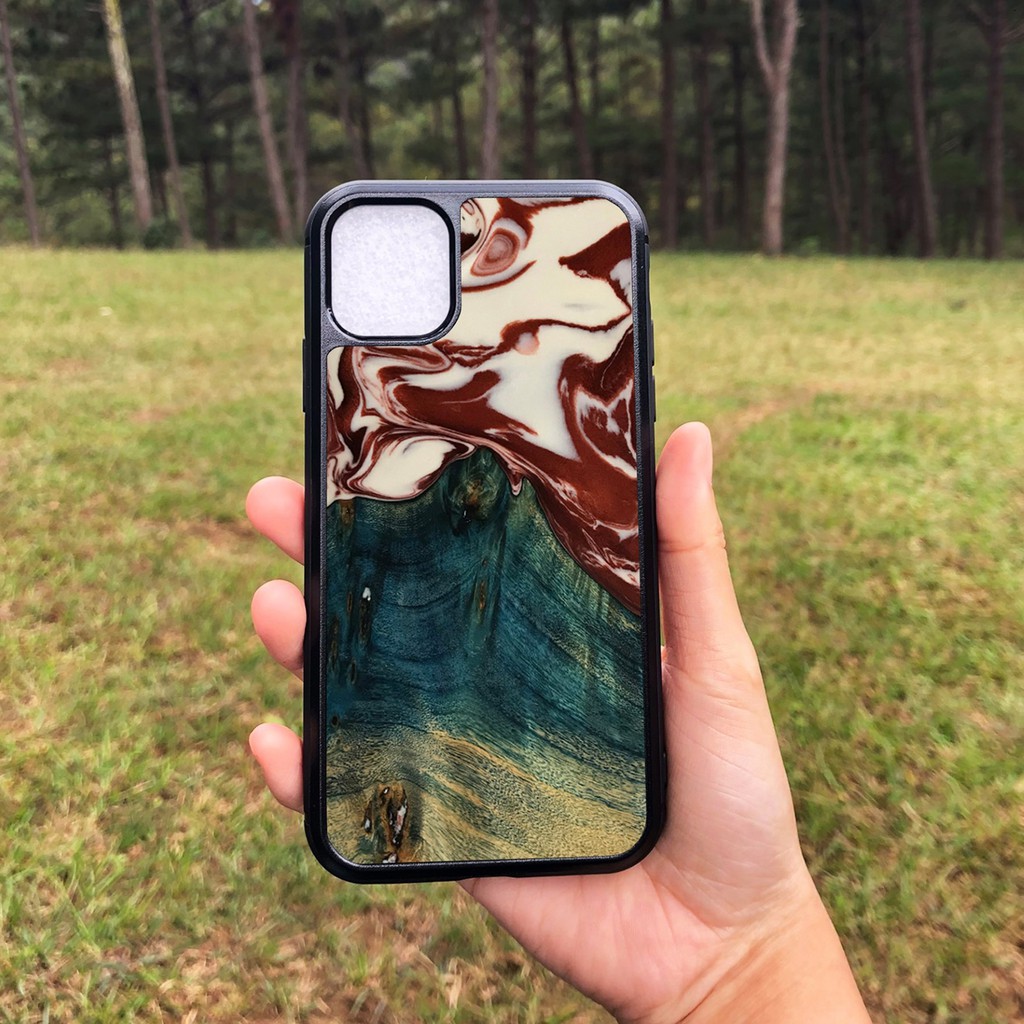 Ốp lưng GỖ trộn Resin cho iPhone 12 pro max,iPhone 12 Pro,iPhone 12,iPhone 11 Pro,iPhone 11,Samsung S20,Samsung Note 20