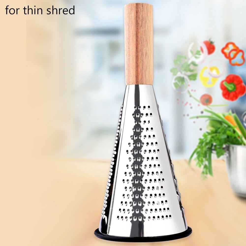 1 Dụng Cụ Bào Rau Củ Đa Năng Bằng Thép Không Gỉ Tay Cầm Gỗ