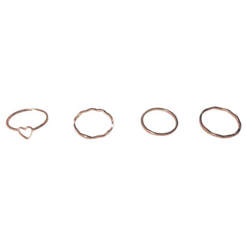 Set 4 nhẫn phong cách Hàn Quốc thời trang cho nữ