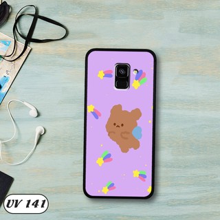 Ốp lưng Samsung Galaxy A8 Plus lưng nhám viền dẻo