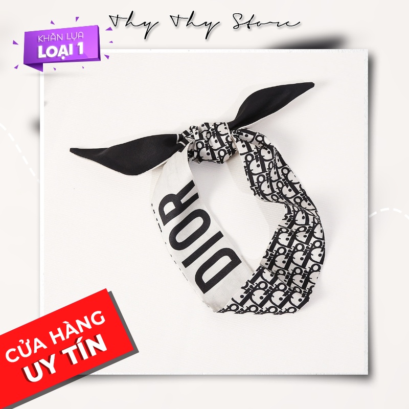 KHĂN LỤA QUÀNG CỔ BẢN NHỎ HIỆU nhiều mẫu- SANG TRỌNG- KHĂN THYTHY STORE- BANDANA 6x90cm-BN