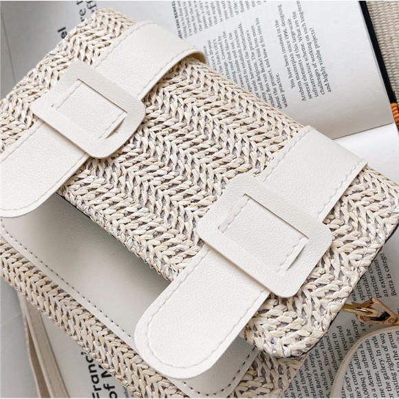 [FREESHIP] Túi xách nữ, túi cói du lịch kết hợp da cực kì sang chảnh, thanh lịch, mẫu hot 2021 | BigBuy360 - bigbuy360.vn