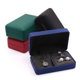 1 Hộp Đựng Trang Sức Nhỏ Gọn Tinh Tế 12x8x5cm Màu Đỏ/Xanh Lá/Xanh navy