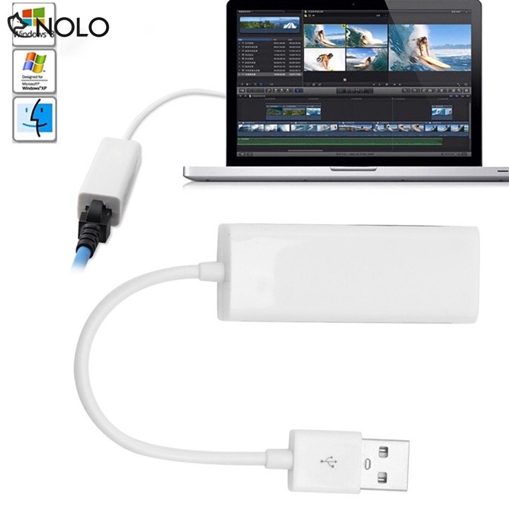 Cáp USB Ra Cổng Mạng Lan RJ45 Chiều Dài 15cm Cho Laptop, Máy Tinh