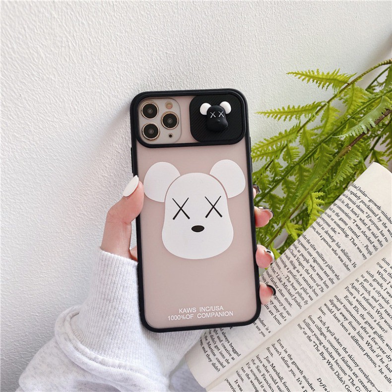 Ốp lưng iphone trượt camera Kaws bvc 6/6plus/6splus/7/7plus/8/8plus/x/xs/11/12/13/pro/max/plus DT09 dt09