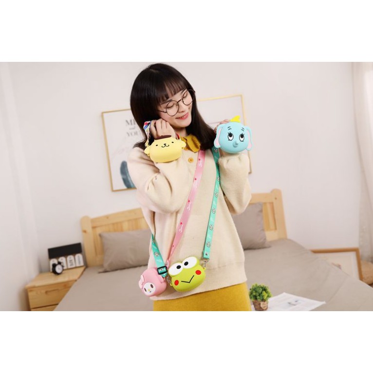 Túi dẻo silicon dây dù hình thú