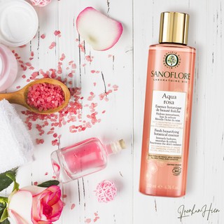 NƯỚC DƯỠNG SANOFLORE HOA HỒNG CHO DA NHẠY CẢM ♥ SANOFLORE AQUA ROSA FRESH BEAUTIFYING BOTANICAL ESSENCE