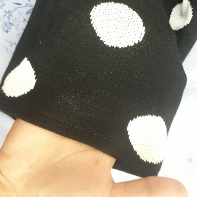 Chân váy ôm bút chì thun len chấm bi to-DÀI VÁY 55 CM | BigBuy360 - bigbuy360.vn