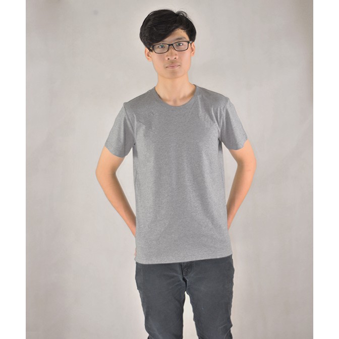 Áo phông (Áo thun) Nam Basic 100% Cotton, Hanosimex chính hãng