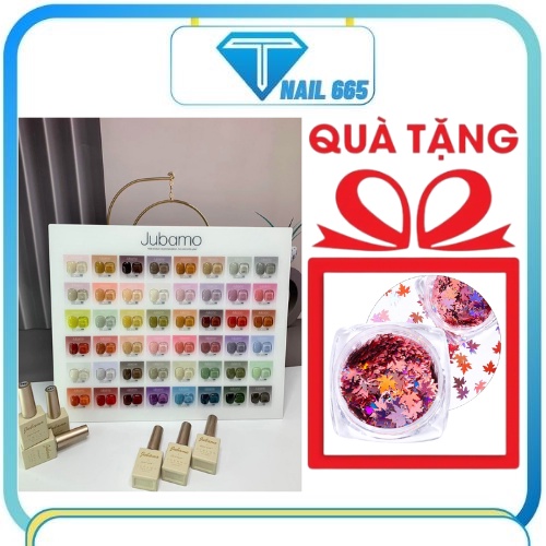 Sét sơn móng tay 48 màu , Sơn móng tay gel Jubamo Tặng bảng kèm Base top