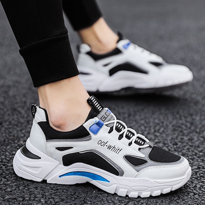 Giày thể thao nam off whitf mẫu mới 2022, Giày sneaker nam tăng chiều cao 5cm
