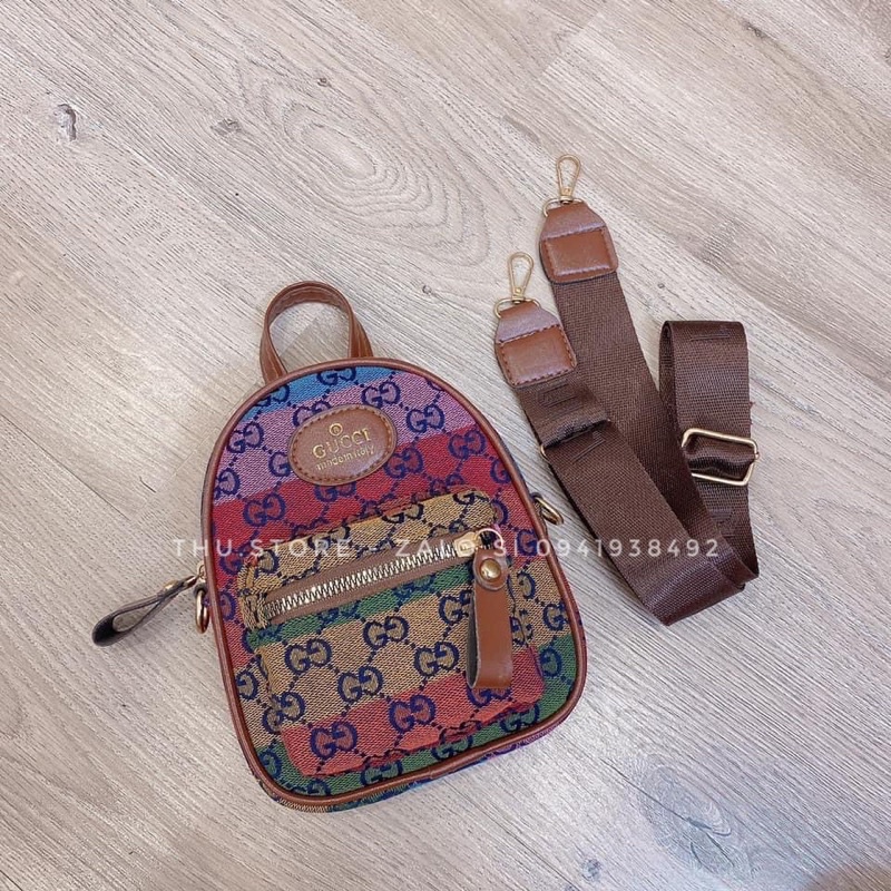 Túi Đeo Chéo Mini 7 Màu, Túi Nữ Gc Dây Dù Bản To